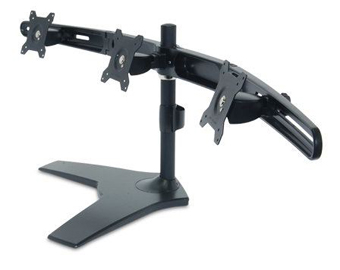 PLANAR, TAA COMPLIANT. SUPPORTS MONITOR BETWEEN 17 AND 24 INCHES AND WEIGHING LESS THAN 17.6 LBS (8 KG) PER ARM.  75MM OR 100MM VESA COMPATIBLE.